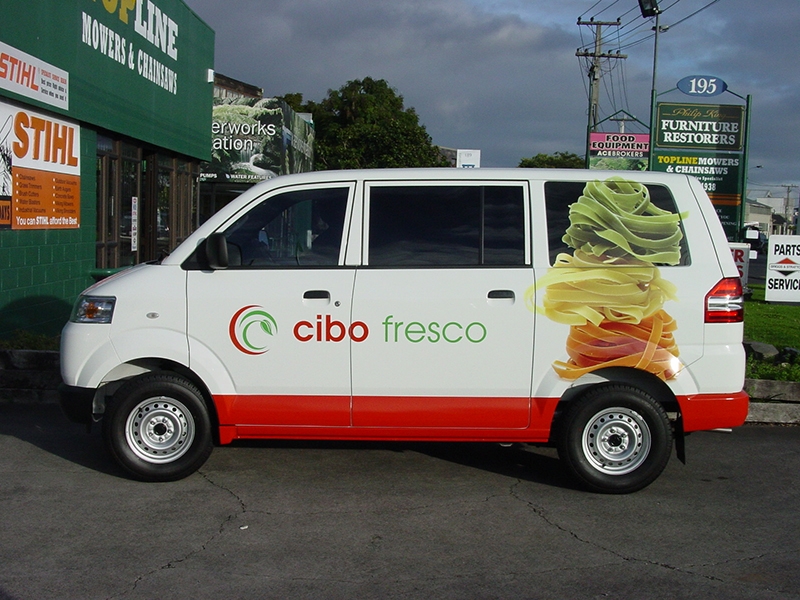 Vehicle wrap by Field Signs