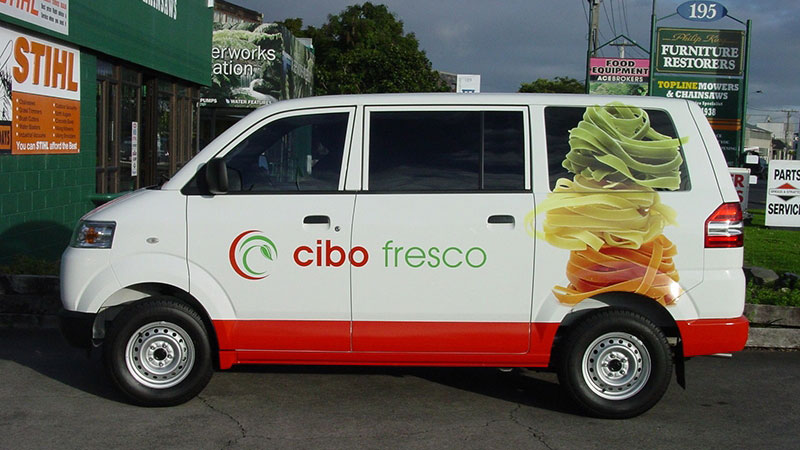 Vehicle wrap and fleet signage by Field Signs